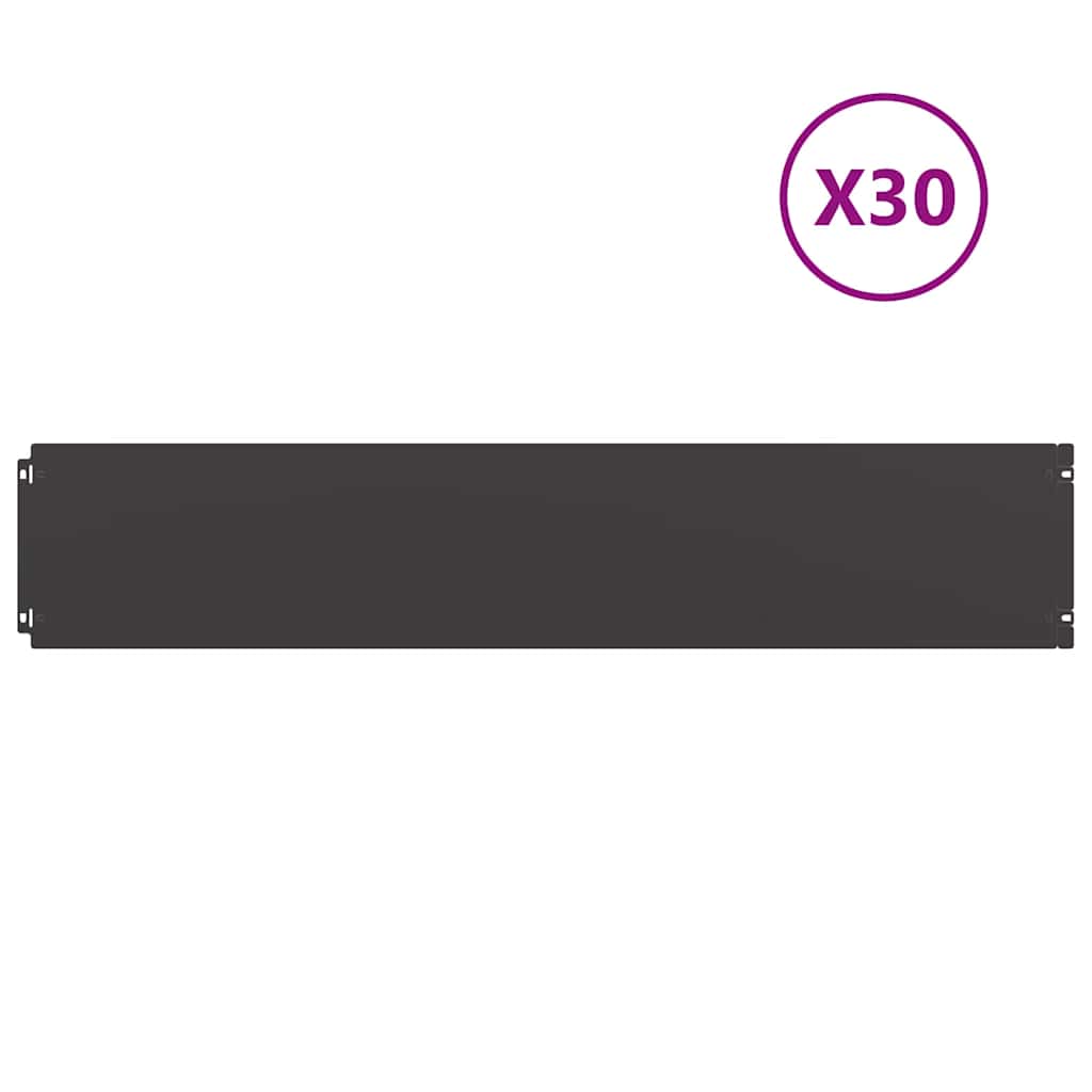 Rasenkanten 30 Stk. Kaltgewalzter Stahl