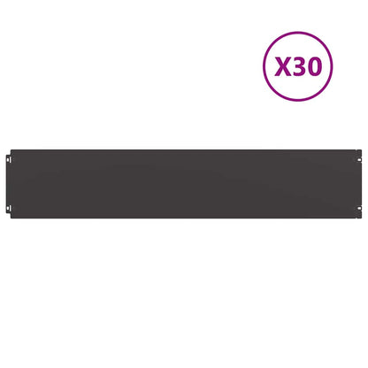 Rasenkanten 30 Stk. Kaltgewalzter Stahl