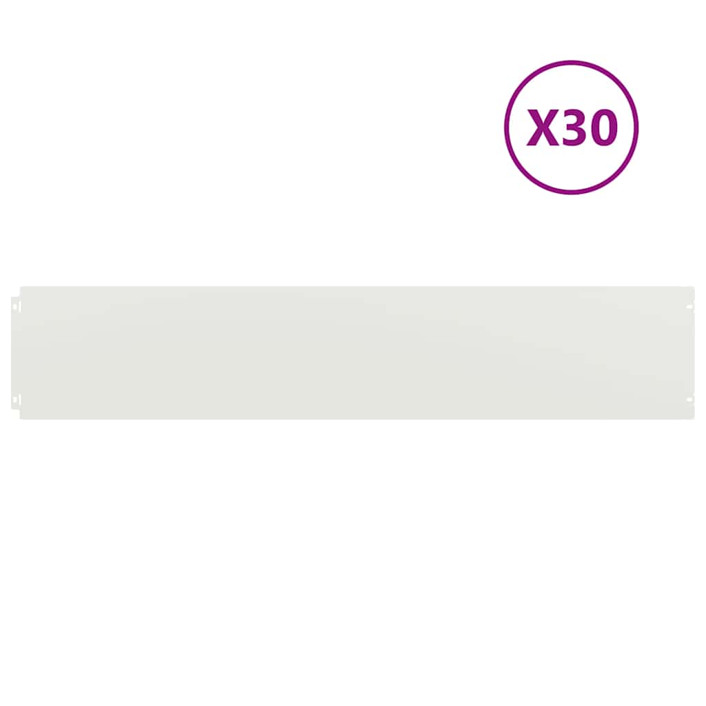 Rasenkanten 30 Stk. Kaltgewalzter Stahl