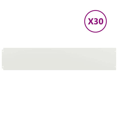 Rasenkanten 30 Stk. Kaltgewalzter Stahl