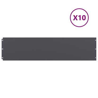 Rasenkanten 10 Stk. Kaltgewalzter Stahl