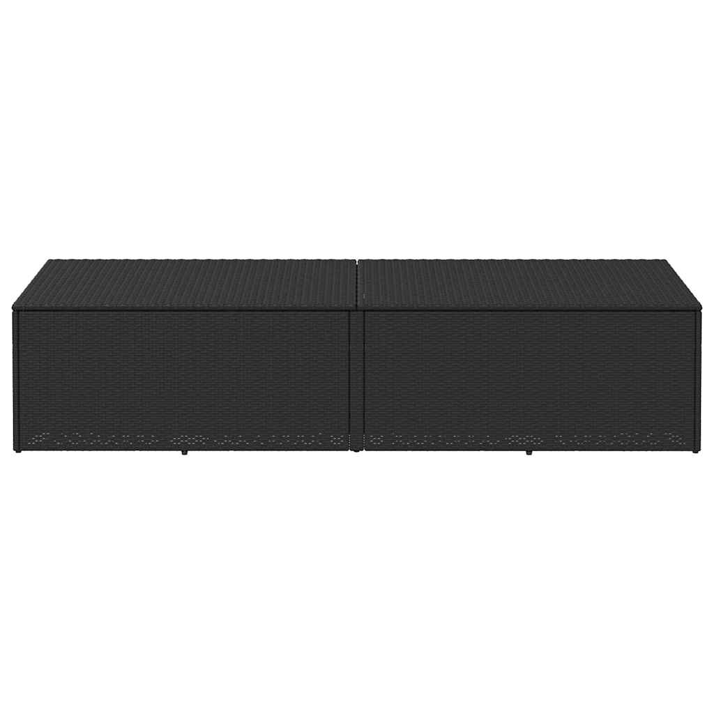 Garten-Auflagenbox 220X50X58 Cm Poly Rattan