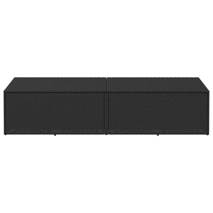 Garten-Auflagenbox 220X50X58 Cm Poly Rattan