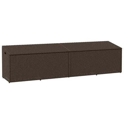 Garten-Auflagenbox 220X50X58 Cm Poly Rattan