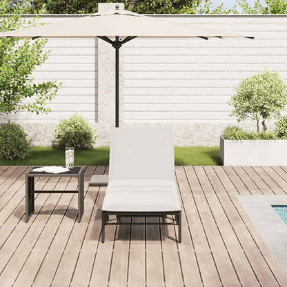 Sonnenliege Mit Auflage Poly-Rattan