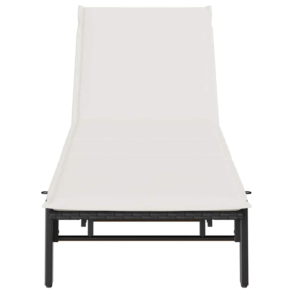 Sonnenliege Mit Auflage Poly-Rattan