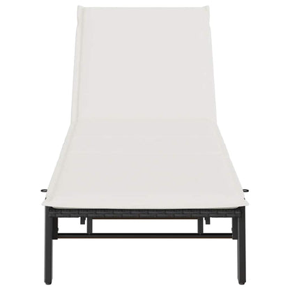 Sonnenliege Mit Auflage Poly-Rattan