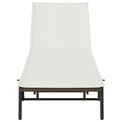 Sonnenliege Mit Auflage Poly Rattan