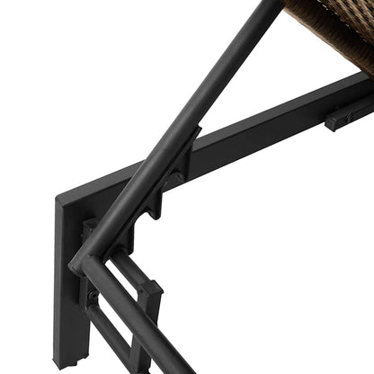Sonnenliege Mit Auflage Poly Rattan