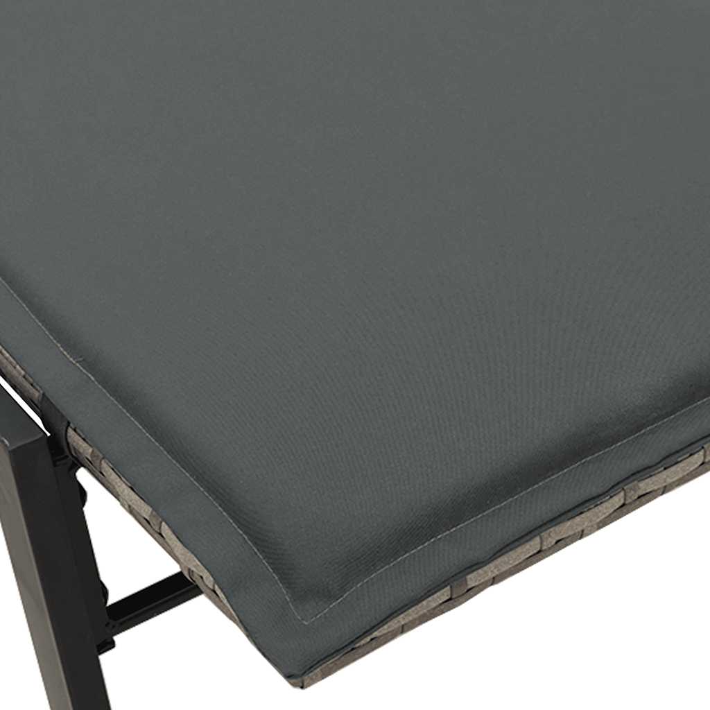 Sonnenliege Mit Auflage Poly Rattan