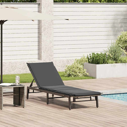 Sonnenliege Mit Auflage Poly Rattan