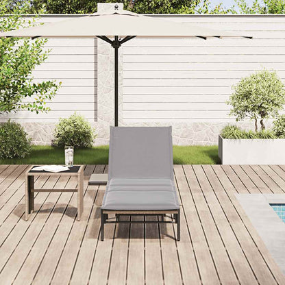 Sonnenliege Mit Auflage Poly Rattan