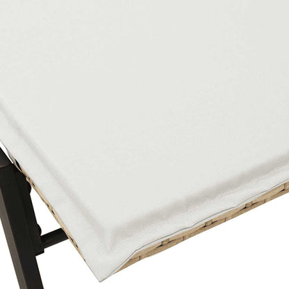 Sonnenliege Mit Auflage Poly Rattan