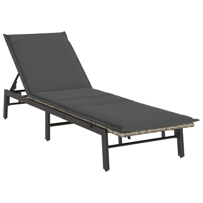 Sonnenliege Mit Auflage Poly Rattan