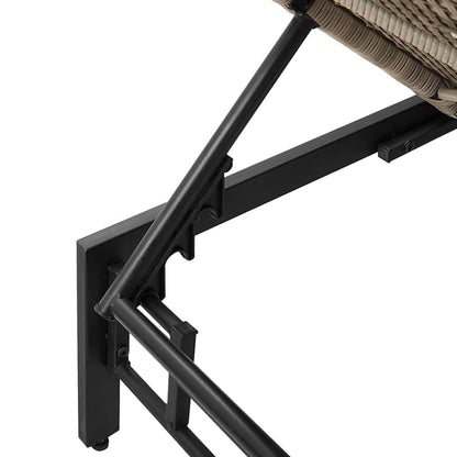 Sonnenliege Mit Auflage Poly Rattan