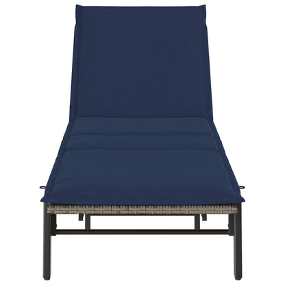 Sonnenliege Mit Auflage Poly Rattan