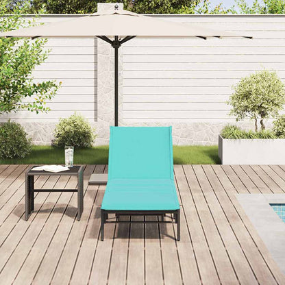 Sonnenliege Mit Auflage Poly-Rattan