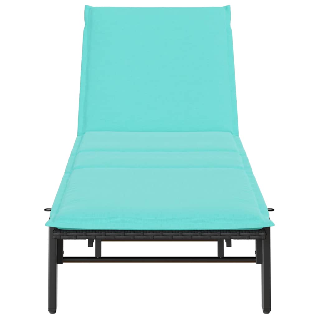 Sonnenliege Mit Auflage Poly-Rattan