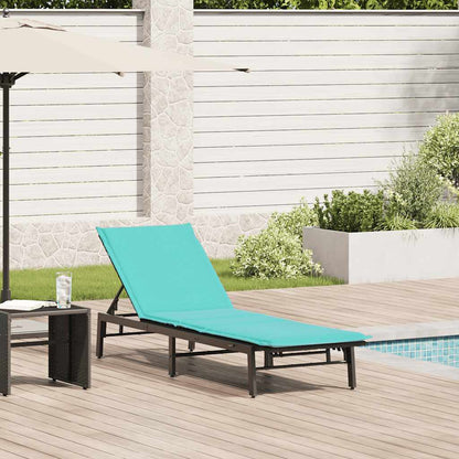 Sonnenliege Mit Auflage Poly-Rattan