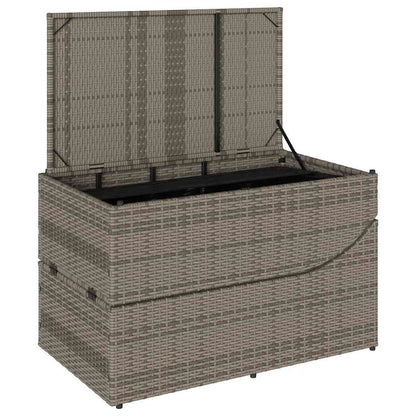 Klappliege Mit Auflage Und Stauraum Poly-Rattan