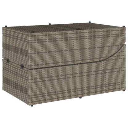 Klappliege Mit Auflage Und Stauraum Poly-Rattan