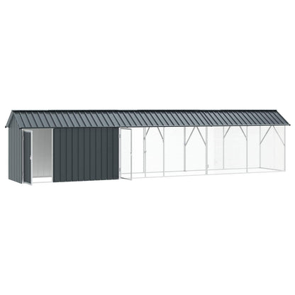 Vogelkäfig Anthrazit 630 X 103 X 142 Cm Verzinkter Stahl