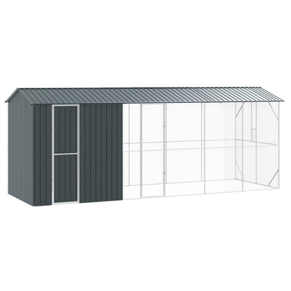 Vogelkäfig Anthrazit 630 X 103 X 142 Cm Verzinkter Stahl