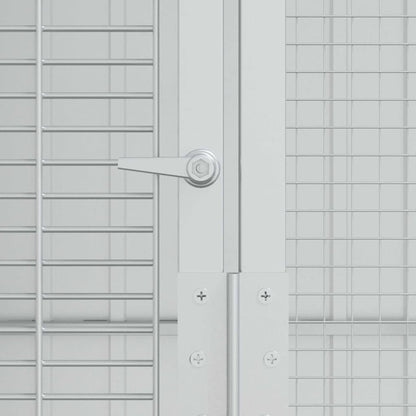 Vogelkäfig 215 X 310 X 247 Cm Verzinkter Stahl