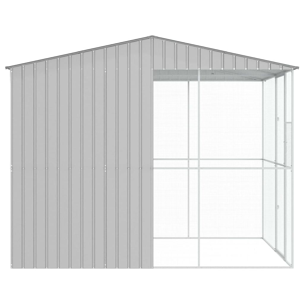 Vogelkäfig 215 X 310 X 247 Cm Verzinkter Stahl