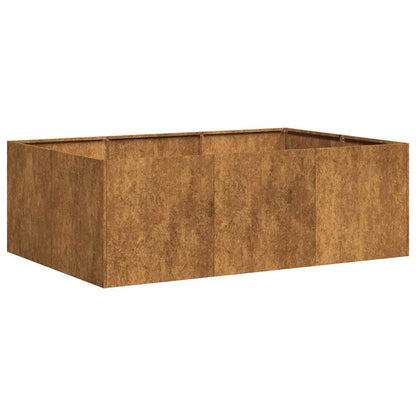 Pflanzkübel Rostig 120X80X40 Cm Wetterfester Stahl Verzinkter Stahl