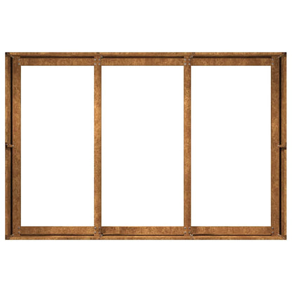Pflanzkübel Rostig 120X80X40 Cm Wetterfester Stahl Verzinkter Stahl