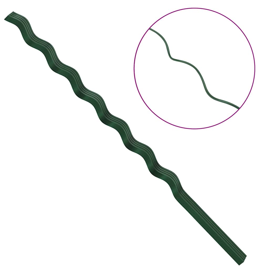Pflanzenstütze 50 Pcs 170 X 0,6 X 0,6 Cm Stahl