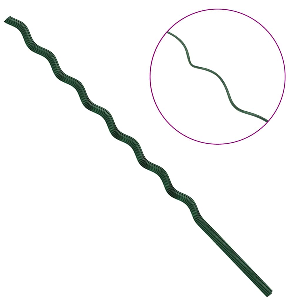 Pflanzenstütze 20 Pcs 170 X 0,6 X 0,6 Cm Stahl