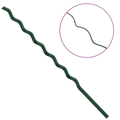 Pflanzenstütze 20 Pcs 170 X 0,6 X 0,6 Cm Stahl