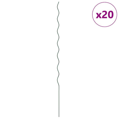 Pflanzenstütze 20 Pcs 170 X 0,6 X 0,6 Cm Stahl