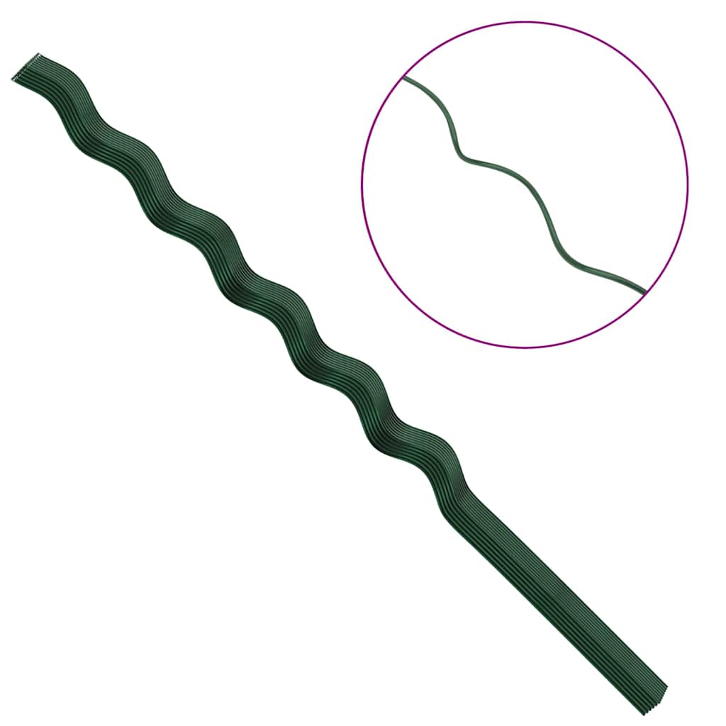 Pflanzenstütze 50 Pcs 150 X 0,6 X 0,6 Cm Stahl