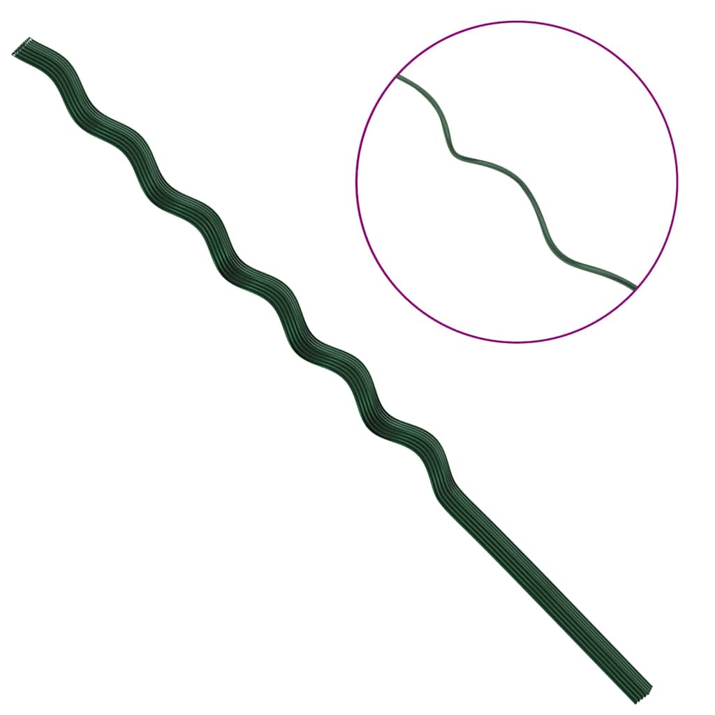 Pflanzenstütze 20 Pcs 150 X 0,6 X 0,6 Cm Stahl