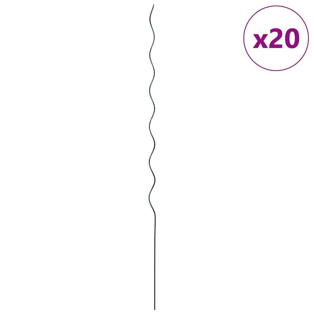 Pflanzenstütze 20 Pcs 150 X 0,6 X 0,6 Cm Stahl