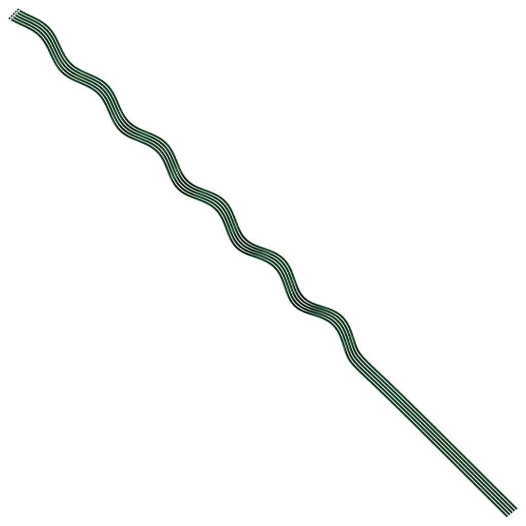 Pflanzenstütze 5 Pcs 150 X 0,6 X 0,6 Cm Stahl