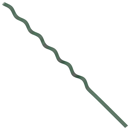 Pflanzenstütze 5 Pcs 150 X 0,6 X 0,6 Cm Stahl
