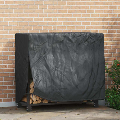 Abdeckung Für Kaminholzregal Uni Schwarz 600D Oxford Stoff