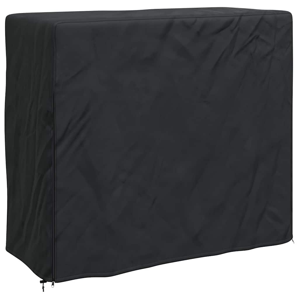Abdeckung Für Kaminholzregal Uni Schwarz 600D Oxford Stoff