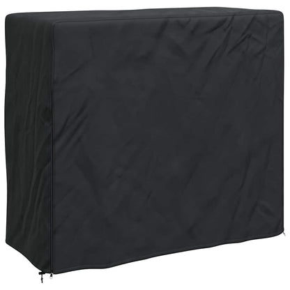 Abdeckung Für Kaminholzregal Uni Schwarz 600D Oxford Stoff