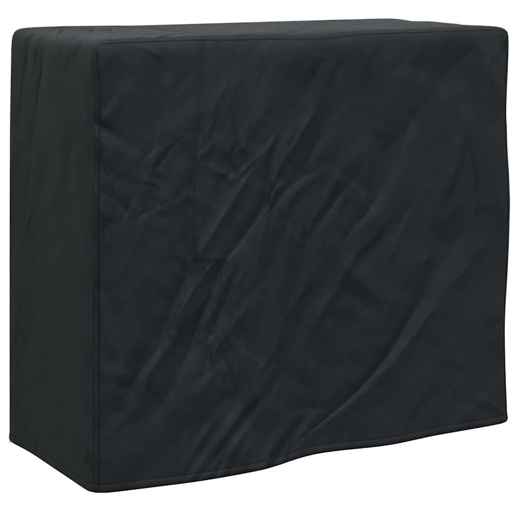 Abdeckung Für Kaminholzregal Uni Schwarz 600D Oxford Stoff