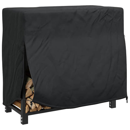 Abdeckung Für Kaminholzregal Uni Schwarz 600D Oxford Stoff