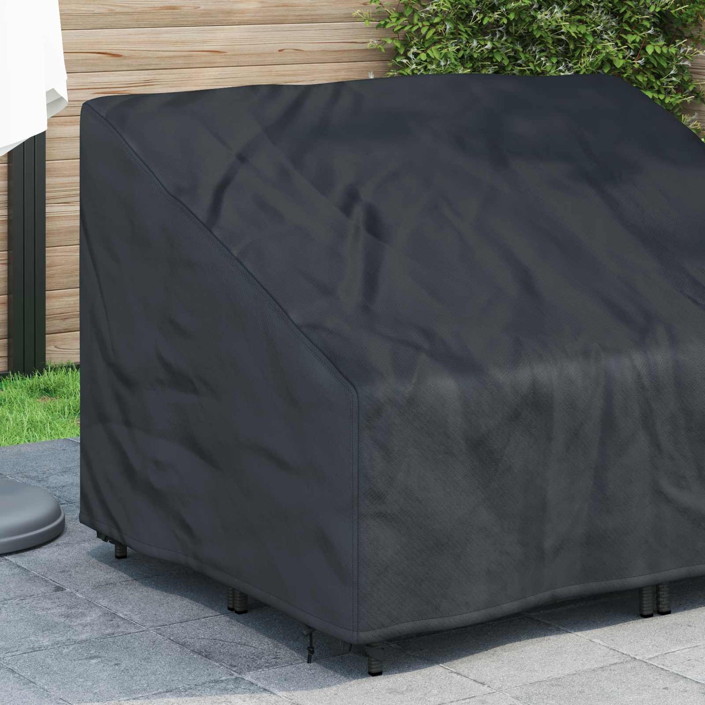 Abdeckung Für Gartenbank 130 X 95 X 40 / 80 Cm 600D Oxford Stoff