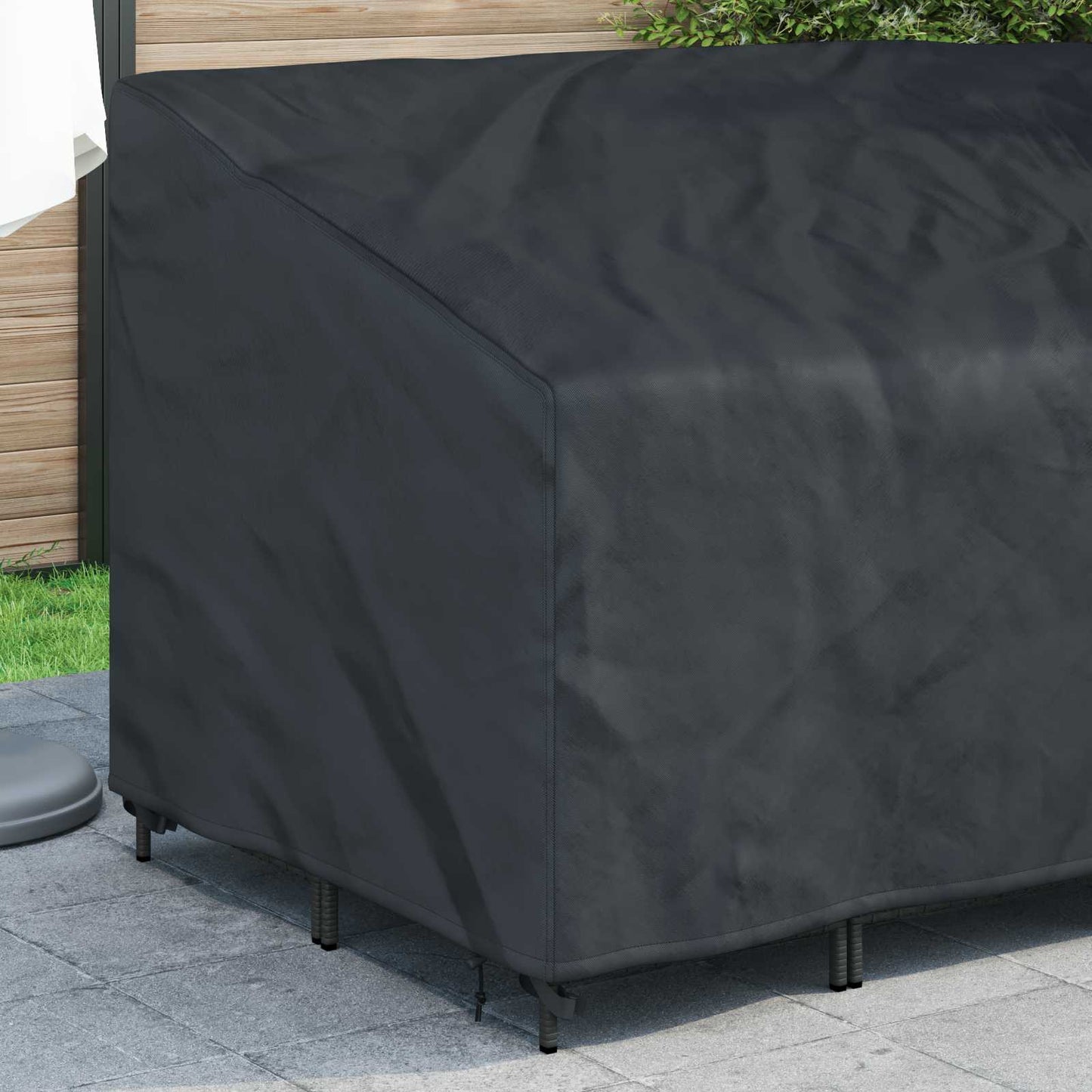 Abdeckung Für Gartenbank 160 X 100 X 61 / 89 Cm 420D Oxford Stoff