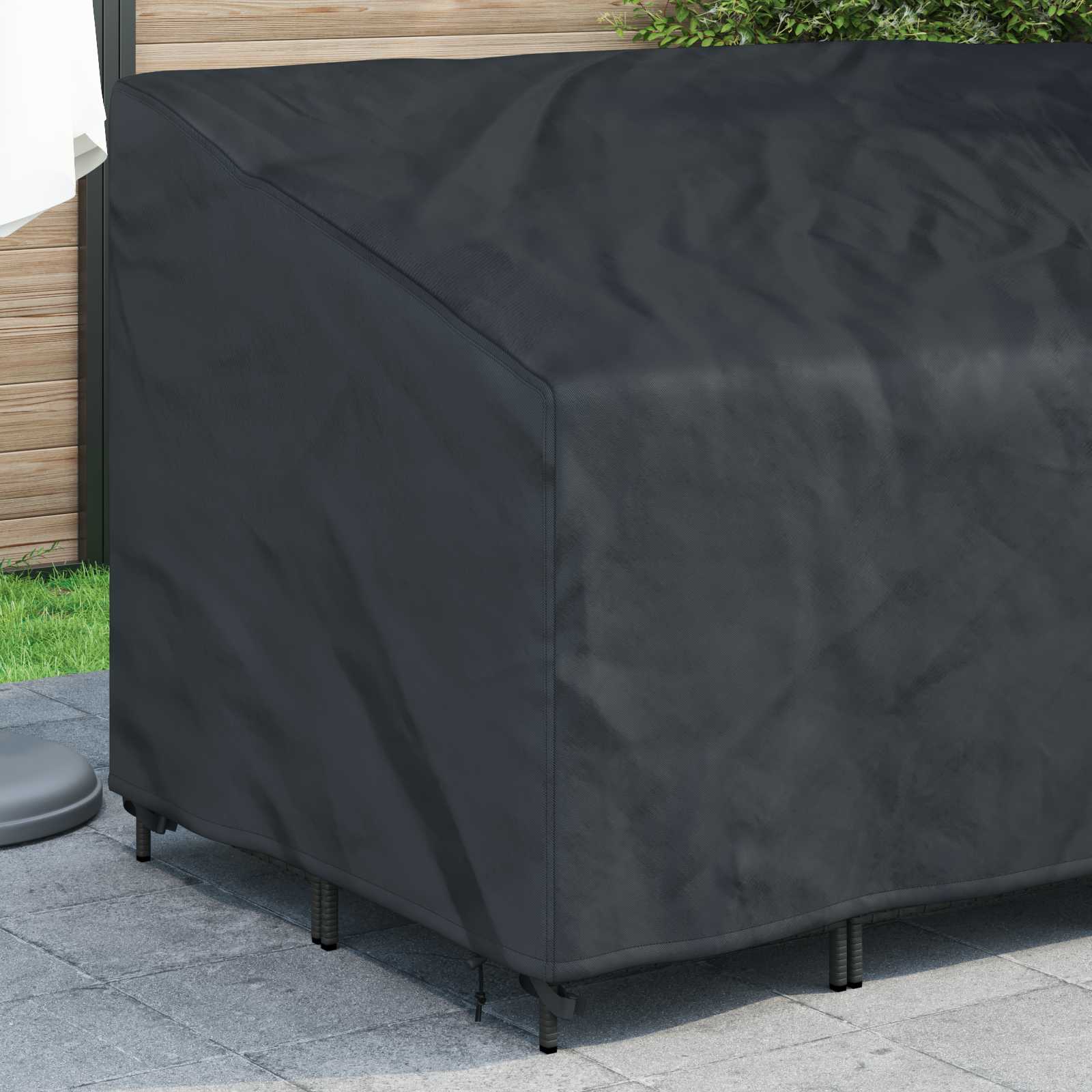 Abdeckung Für Gartenbank 160 X 100 X 61 / 89 Cm 420D Oxford Stoff