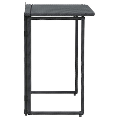 Gartentisch Klappbar 90X51X75 Cm Poly Rattan