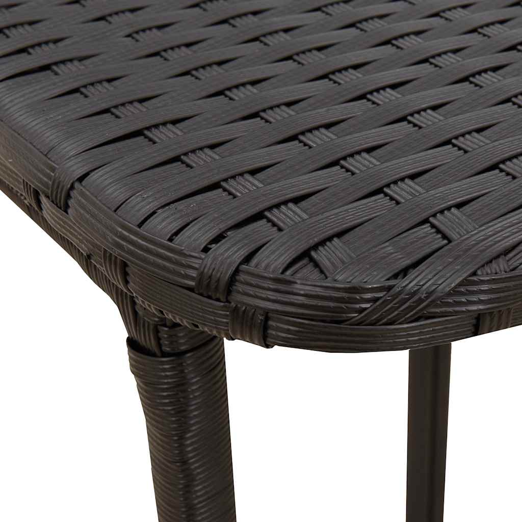 Gartentisch Klappbar 90X51X75 Cm Poly Rattan